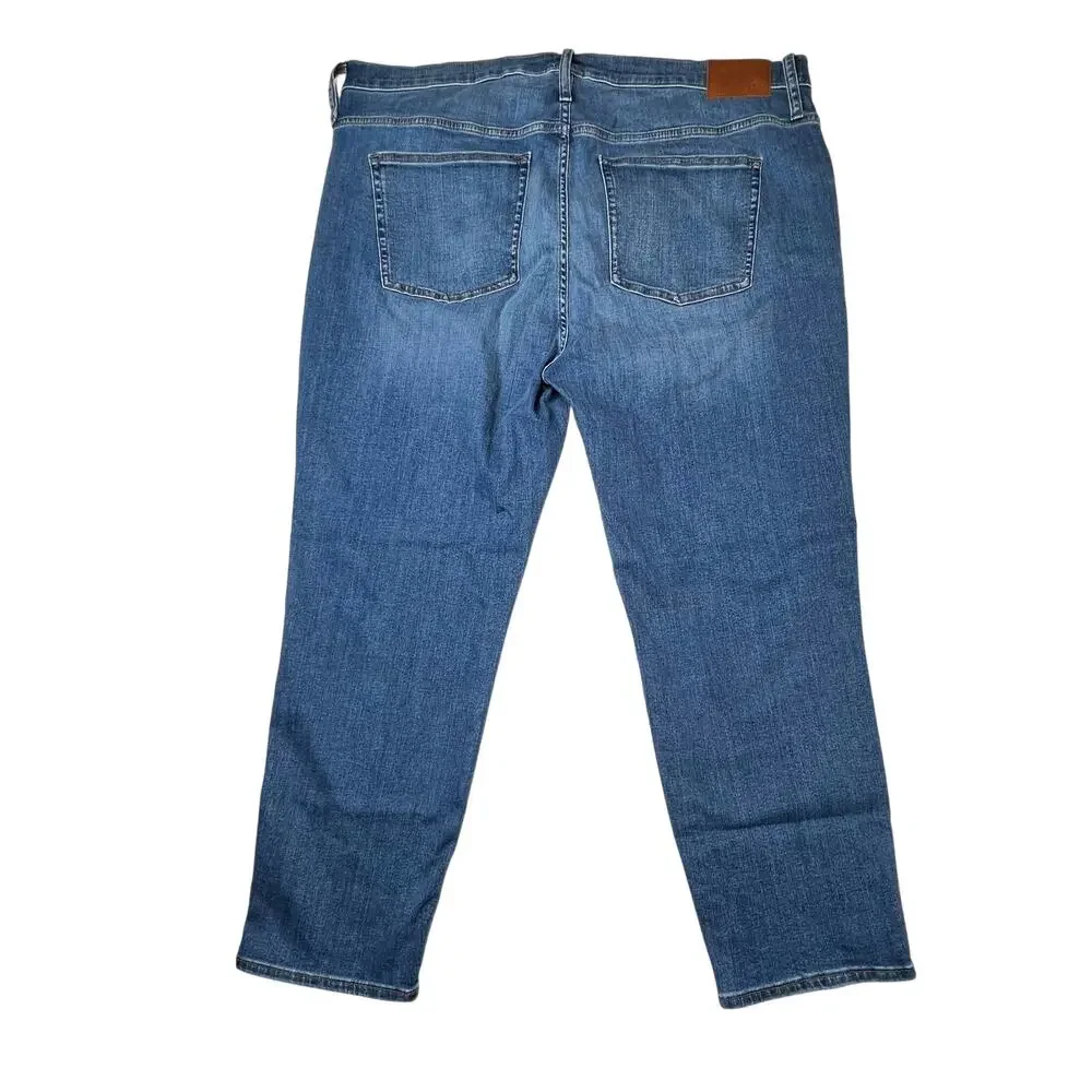 NEW J.Crew Vintage Straight Cropped Jeans Perfecting Pockets size 35